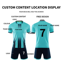 Logo personnalisé Maillot de football arbitre pour hommes Maillots de football mondial Uniformes Kits de football