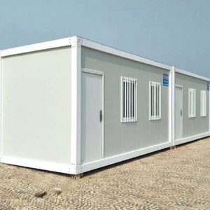 Maison Modulaire Préfabriquée en Promotion – Conteneur Plat <span class=keywords><strong>de</strong></span> 20 pieds avec Disposition Personnalisée, Salle <span class=keywords><strong>de</strong></span> Bain et Construction Multi-étages - Product Image 1