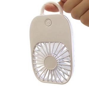 מאוורר חשמלי נייד שקט כף יד בעל 3 מהירויות נטענת באמצעות <span class=keywords><strong>USB</strong></span> עבור מלון ביתי חיצוני שימוש במאוורר פלסטיק קטן - Product Image 1