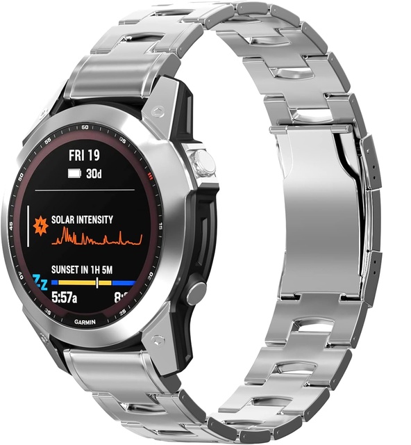Titanium Watch Band for 26mm Garming Fenix 7 7x 6x 6xpro 5xplus Smart Watch Band Strap