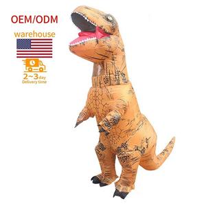 Halloween disfraz de dinosaurio inflable T-REX linh vật khủng long trang phục Trex thổi lên phù hợp với Inflatable T Rex khủng long trang phục cho người lớn