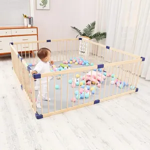 Fábrica Direta Madeira Bebê Cercadinho Venda Dobrável Cercadinho De Madeira Para Bebê Crianças Baby Play Pen Playpen