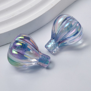 Nouveauté haute couleur translucide électrolytique bricolage ballon à Air chaud perles acryliques pour la fabrication de bijoux Bracelet coque de téléphone chaînes - Product Image 5