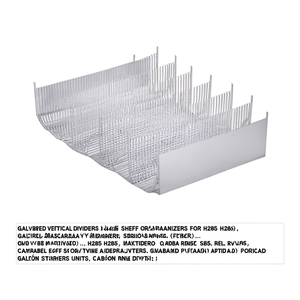Divisores Verticales Galvanizados Fami D465 H285, Organizadores de Estantes para Unidades de Almacenamiento - Product Image 3