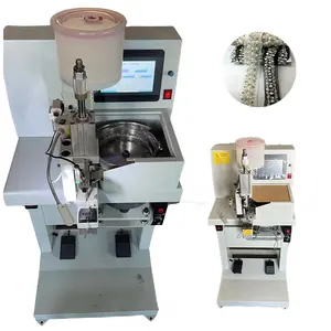 Máquina manual de fixação de pérolas, máquina automática de fixação de pérolas