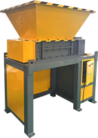 Machine de déchiquetage et de broyage de cartons en papier recyclé à haut taux de recyclage OEM ODM, moteur à double arbre 15 kW, boîte de vitesses DB600