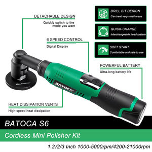 Polisseuse sans fil BATOCA 12V Nano pour le polissage automobile - Product Image 2