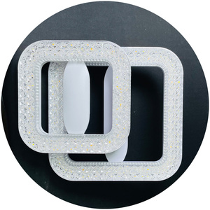 180mm 230mm <span class=keywords><strong>18W</strong></span> 24W khách sạn Văn phòng pha lê khuếch tán bao gồm ánh sáng vật cố Bảng điều khiển bóng đèn nhà hiện đại dẫn đèn trần - Product Image 2