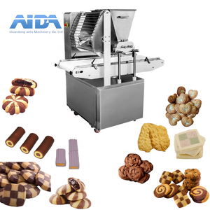 Línea de Producción Comercial Totalmente Automática de Galletas y Macarons con Harina de Maíz para Uso en Panadería, Capacidad de 200-250 kg/h, Marca AIDA - Product Image 3