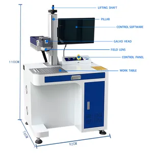 Machine de marquage Laser UV 2/5W, graveur sur FIber, support de papier et de verre