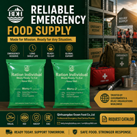 Repas instantané MRE au poulet au curry, riz auto-chauffant, plat chaud prêt à manger en 15 minutes, alimentation de plein air, OEM ODM, vente en gros