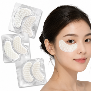 Parches de Gel de Colágeno Vegano con Niacinamida Herbal <span class=keywords><strong>para</strong></span> <span class=keywords><strong>Ojos</strong></span>, Efecto Refrescante, Reduce Ojeras e Hinchazón, OEM ODM - Product Image 1