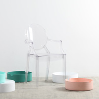Table à manger pliante en bambou Shengfang et ensemble de fauteuils chromés en acrylique doré et blanc pour la salle de sport ou le bar à la maison