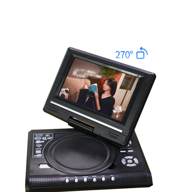 Hot Selling 7.8 Inch Hd Multimedia Portable Evd Small Tv Mini Cd Player Car Mobile Dvd