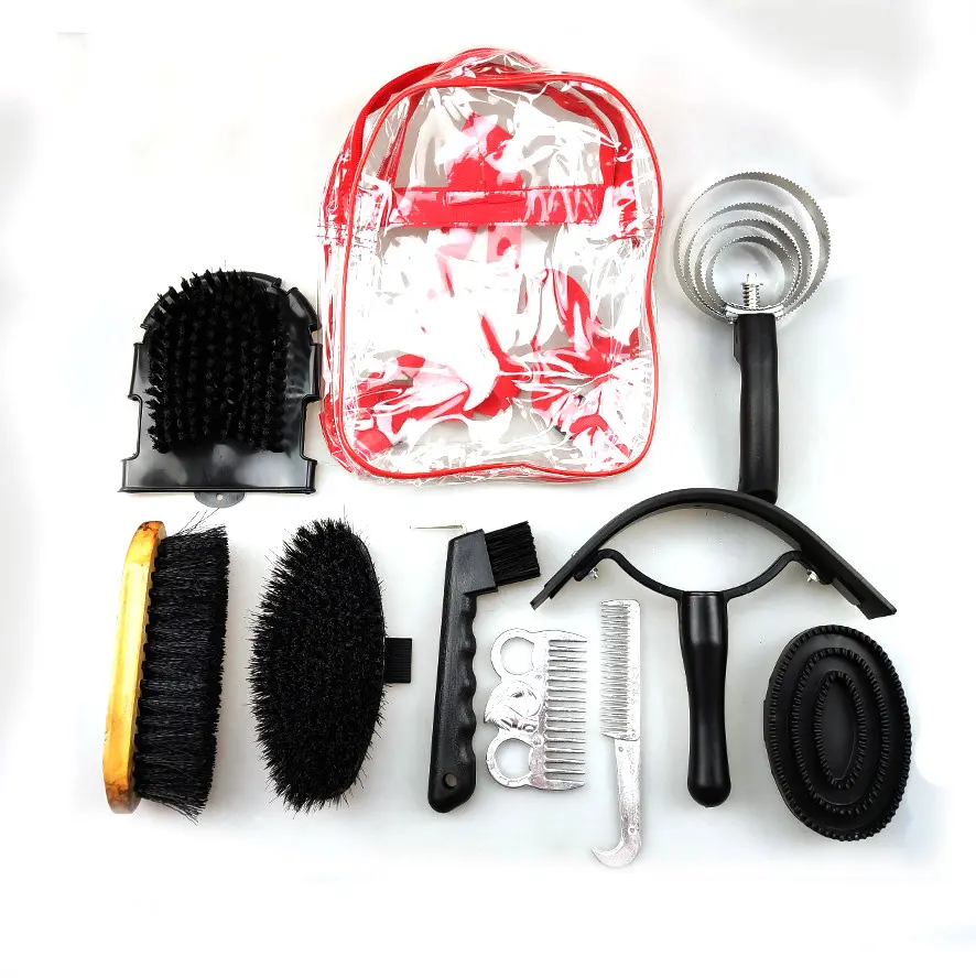 grooming Horse Riding Equipment Dusting Brush Head Dust Cleaning Tool Horse Grooming Kit Cleaning Equestrian Supplies Accessory
