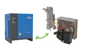 Secador de ar industrial 320HF 32M3/min, compressor de ar comprimido, sistema refrigerado, secador de ar para fornecedores