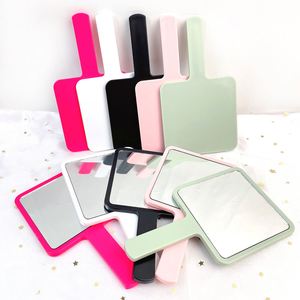 Wholesale OEM Handle Hand Plastic Pocket Mirror Handheld Vanity Makeup Mirrors Cosmetic Compact Mirrors - Product Image 4