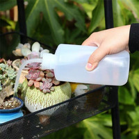 Bouteille souple en plastique à succès – Flacon de lavage sécurisé et pratique pour savon liquide vert avec étiquettes graduées – Outil d'arrosage