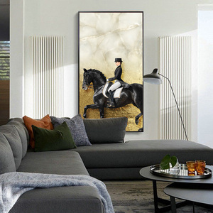 Hoàng gia warhorse ánh sáng sang trọng hiện đại tối giản sơn cho nhà khách sạn ăn uống và phòng khách tường treo trang trí nội thất - Product Image 2