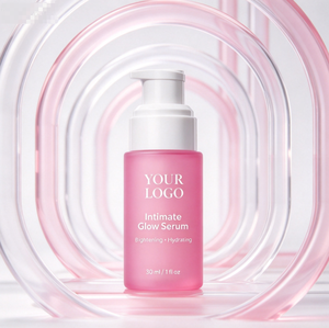 Custom Intimate Glow <b>Serum</b> Brightening Hydrating Body Skin Care Essence Pink Bottle for Private Label - Product Image 6