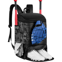 Sac à dos de baseball et softball OEM tendance, imperméable, respirant, avec fermeture éclair, suspension réglable et hydratation intégrée pour la randonnée en extérieur