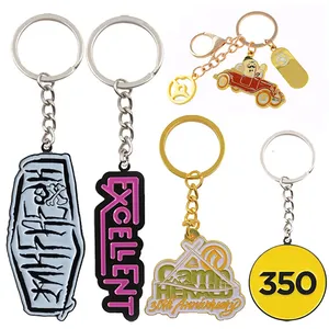 Wholesale custom airplane key ring brass copper zinc alloy iron aluminum cool keychains with chain
