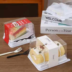 Wadah kue Mini plastik 2/3/4/6 inci dengan penutup kubah untuk membawa dan menampilkan penyimpanan jeli jus kentang - Product Image 2