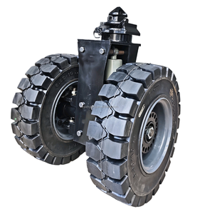 <span class=keywords><strong>Roues</strong></span> <span class=keywords><strong>tout</strong></span>-<span class=keywords><strong>terrain</strong></span> pour équipement lourd, capacité de charge de 10 tonnes, caoutchouc antichoc, logistique - Product Image 1
