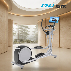 Équipement de gym commercial élégant avec affichage <span class=keywords><strong>elliptique</strong></span> synchronisé MND Fitness – Machine d'entraînement corporel complet pour salle de sport de luxe, faible bruit - Product Image 1