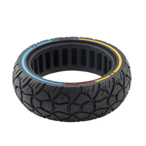 AMITOR 8.5*2.5 pour trottinettes électriques <span class=keywords><strong>Dualtron</strong></span> <span class=keywords><strong>Mini</strong></span>, <span class=keywords><strong>pneu</strong></span> solide tout-terrain 8.5*3 avec cercle rouge, <span class=keywords><strong>pneu</strong></span> en caoutchouc sans chambre à air - Product Image 4