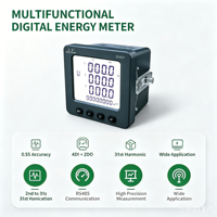 Compteur de puissance triphasé multifonctionnel EASTSONG ES96ZY/K3, classe 0.5S, RS485 Modbus RTU, 4DI2DO, analyseur harmonique, écran LCD