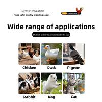 Vente directe usine – Nouvelle cage à volailles multifonctionnelle en fer massif, facile à assembler, 7m/10m, pour élevage de poulets