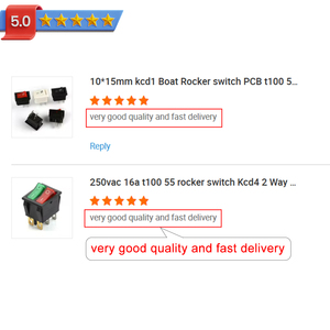 Đèn báo màu đỏ 10a125v 4pin 2 vị trí bật tắt spdt kcd1 công tắc Rocker hình bầu dục với tính năng chuyển đổi - Product Image 6