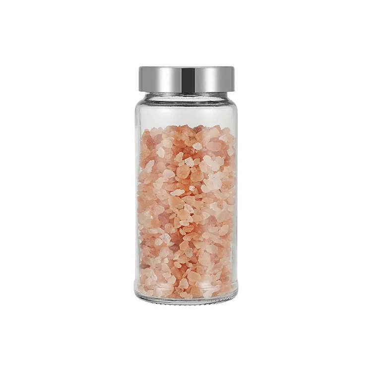 Tarro de vidrio para especias, botellas de 170ML para condimentos, especias, pimienta y sal, almacenamiento