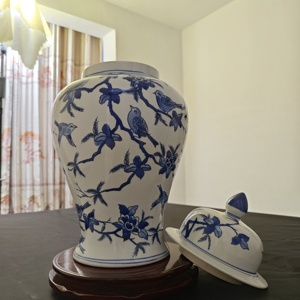 Jingdeazhen vaso di zenzero dipinto a mano blu e porcellana con uccello vaso di porcellana cinese decorazioni <span class=keywords><strong>per</strong></span> <span class=keywords><strong>la</strong></span> <span class=keywords><strong>casa</strong></span> <span class=keywords><strong>cose</strong></span> decorazioni <span class=keywords><strong>per</strong></span> <span class=keywords><strong>la</strong></span> <span class=keywords><strong>casa</strong></span> - Product Image 4