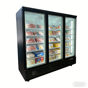 霜取り不要の直立型冷凍庫 - 魚介類・食肉用急速冷凍販売機 - Product Image 1