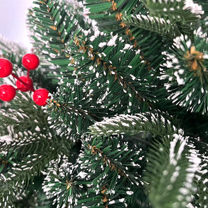 <span class=keywords><strong>Sapin</strong></span> de Noël artificiel en PE+PET blanc de 1,2 à 3 m avec fruits rouges et pommes de pin, idéal pour la décoration de la maison et des hôtels, <span class=keywords><strong>sapin</strong></span> de Noël en épicéa. - Product Image 3