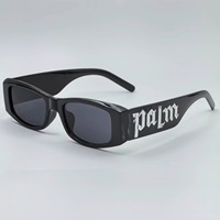 Nouvelles lunettes de soleil tendance style punk, rectangulaires, style hip-hop, lunettes de soleil pour femmes, vente en gros.