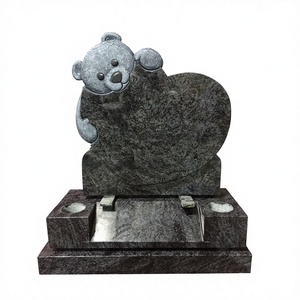 Escultura de Oso de Peluche Tradicional Americano para Lápida de Granito con 1 Año de Garantía - Product Image 6