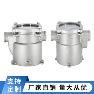 Filtre à eau de mer en acier inoxydable 316 pour groupe électrogène, climatiseur, purificateur, matériel et accessoires de yacht - Product Image 3