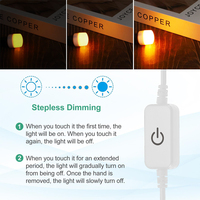 Contrôleur LED ESann DC5-24V 2A Max 72W pour bandes LED simples, contrôle pour bande LED SMD