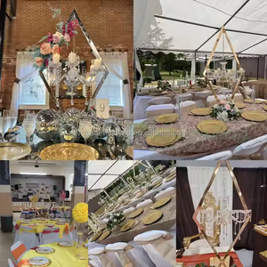 Nuovo Design <span class=keywords><strong>moderno</strong></span> <span class=keywords><strong>lampadario</strong></span> in ferro centrotavola matrimonio in metallo oro <span class=keywords><strong>candelabro</strong></span> <span class=keywords><strong>candelabro</strong></span> per festa di nozze decorazione della tavola - Product Image 4