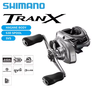 NUEVO SHIMA 2022 <span class=keywords><strong>TRANX</strong></span> BaitCasting Carretes de pesca Rodamientos de bolas 3/1 GEAR HAGANE BODY Carrete de agua salada Rueda de pesca S3D SPOOL - Product Image 2
