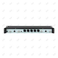 Micrófono Inalámbrico Profesional AD4Q de 4 Canales UHF 512-937mhz, Micrófono de Solapa/Auricular para Estudio, Micrófono Inalámbrico para Micrófonos KSM8