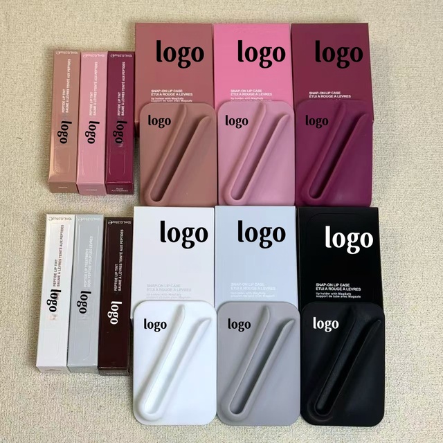 IDEAL Factory Wholesale Custom Phone Lip Balm Holder Magnetic Holder Gloss Case Rubber Lipstick Balm Cover Women Portable