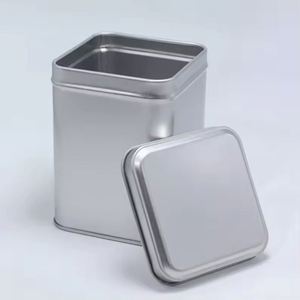 Caja Rectangular Hermética Personalizada para Té, Envase de Hojalata de Grado Alimenticio, Impresión CMYK, Grabado en Relieve, Reciclable para Azúcar y Goma de Mascar - Product Image 4