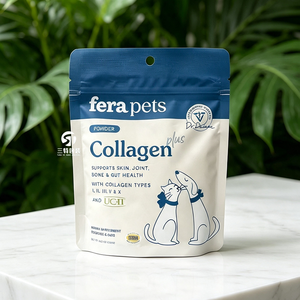 Sachets d'emballage personnalisés pour friandises pour chiens, qualité alimentaire, avec fermeture éclair, pochettes verticales avec trou de suspension, options de couleur et de taille personnalisées - Product Image 5
