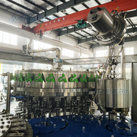 Machine de remplissage et de bouchage isobare 3-en-1 entièrement automatique pour bouteilles en verre, avec capsuleuse à couronne PLC pour bière, soda et eau pétillante