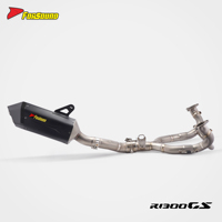 Système d'échappement de moto en fibre de carbone 3D à prix de gros Forsound Factory pour R1300GS, R1200GS, R1250GS