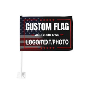 <span class=keywords><strong>Bandiere</strong></span> stampate a sublimazione con bandiera per auto in poliestere per promozione di dimensioni personalizzate bandiera per finestra di auto in paese con palo - Product Image 5